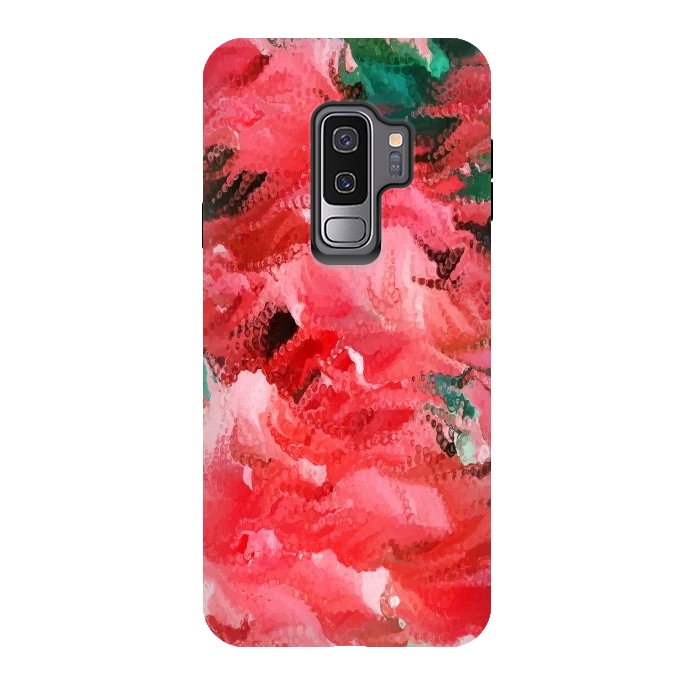 Galaxy S9 plus StrongFit The Eternal Bloom of The Spirit | Botanical Floral  by Uma Prabhakar Gokhale