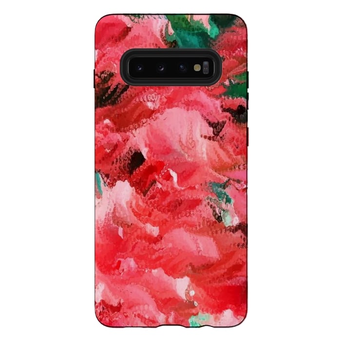 Galaxy S10 plus StrongFit The Eternal Bloom of The Spirit | Botanical Floral  by Uma Prabhakar Gokhale