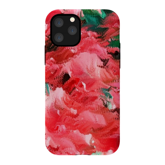 iPhone 11 Pro StrongFit The Eternal Bloom of The Spirit | Botanical Floral  by Uma Prabhakar Gokhale
