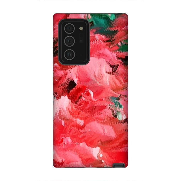 Galaxy Note 20 Ultra StrongFit The Eternal Bloom of The Spirit | Botanical Floral  by Uma Prabhakar Gokhale