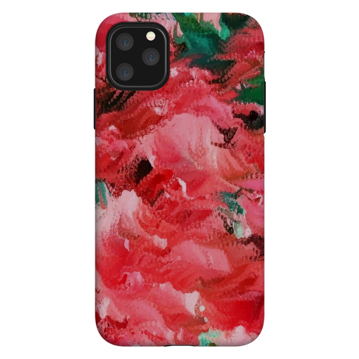 iPhone 11 Pro Max StrongFit The Eternal Bloom of The Spirit | Botanical Floral  by Uma Prabhakar Gokhale