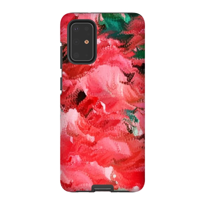 Galaxy S20 Plus StrongFit The Eternal Bloom of The Spirit | Botanical Floral  by Uma Prabhakar Gokhale