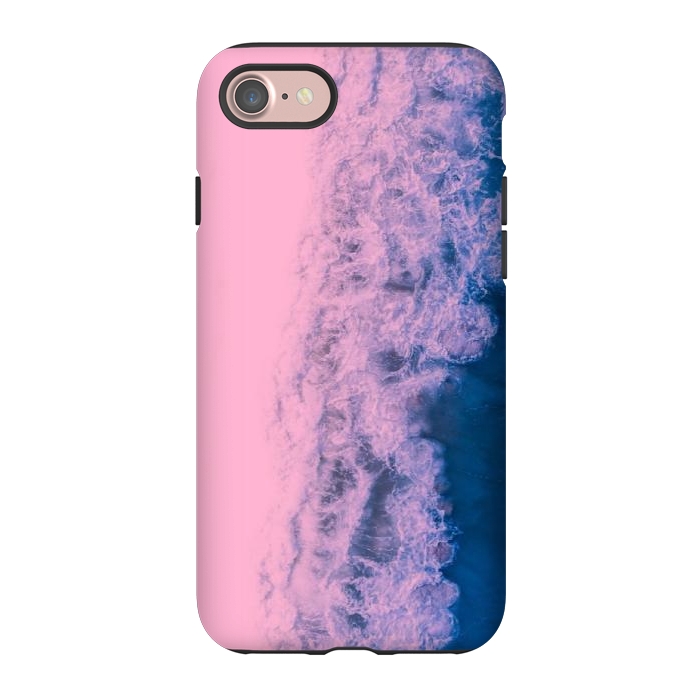 iPhone 7 StrongFit Pink ocean waves  by CAS