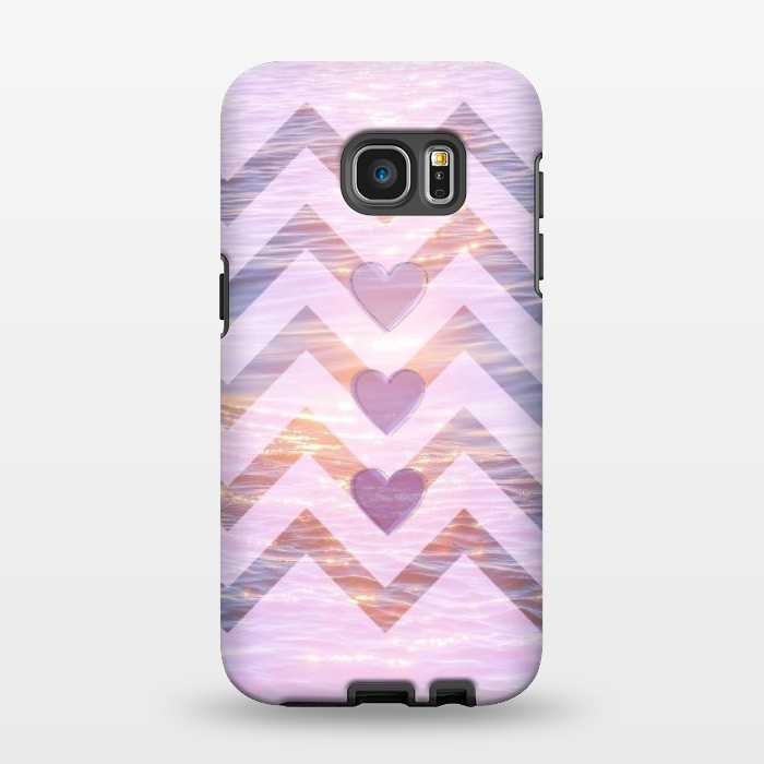Galaxy S7 EDGE StrongFit Purple Heart  by CAS