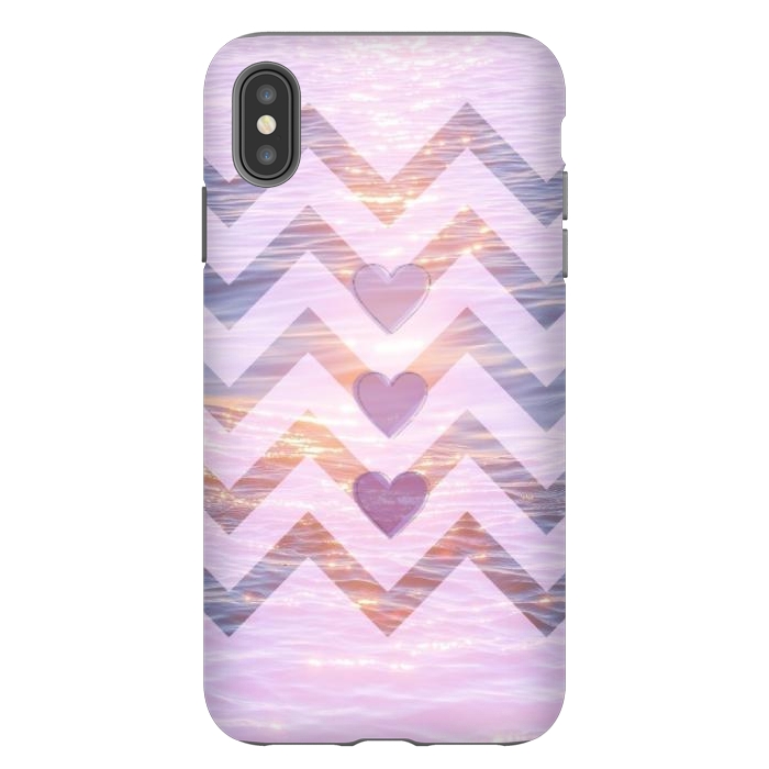 iPhone Xs Max StrongFit Purple Heart  by CAS