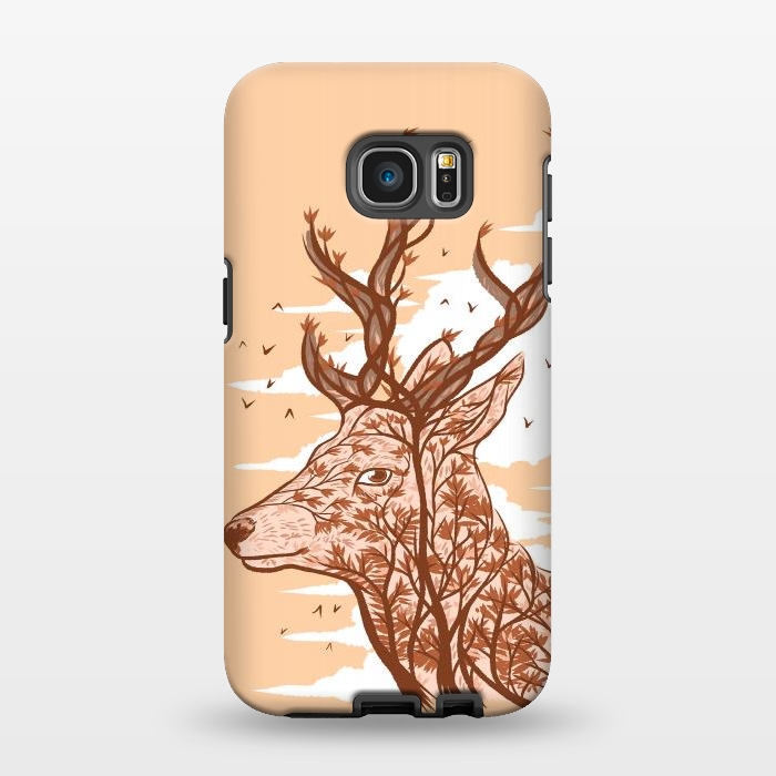 Galaxy S7 EDGE StrongFit Deer branches by Alberto
