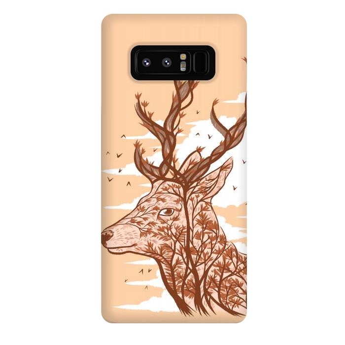 Galaxy Note 8 StrongFit Deer branches by Alberto