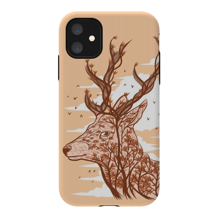 iPhone 11 StrongFit Deer branches by Alberto