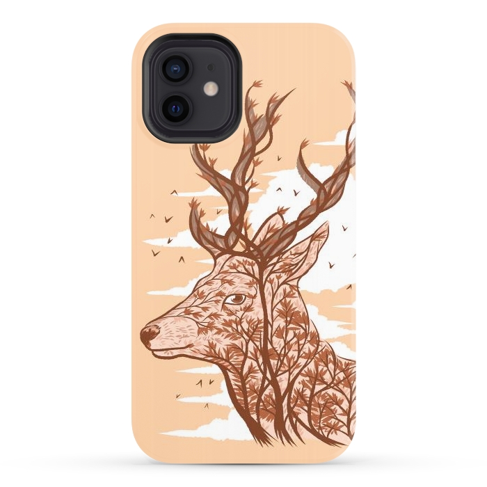 iPhone 12 StrongFit Deer branches by Alberto
