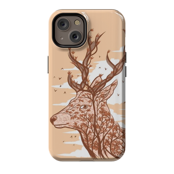 iPhone 14 StrongFit Deer branches by Alberto
