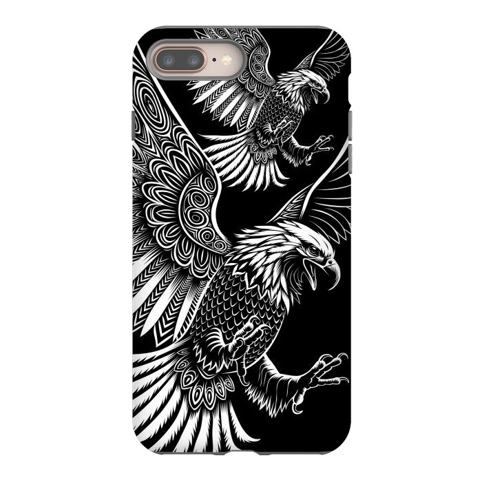 iPhone 7 plus StrongFit Eagle flying tribal by Alberto