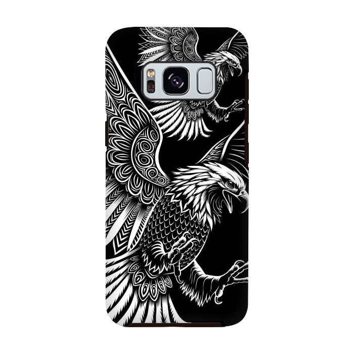 Galaxy S8 StrongFit Eagle flying tribal by Alberto