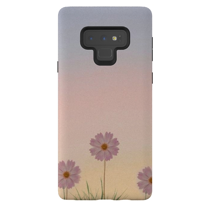Galaxy Note 9 StrongFit Pastel flower by CAS