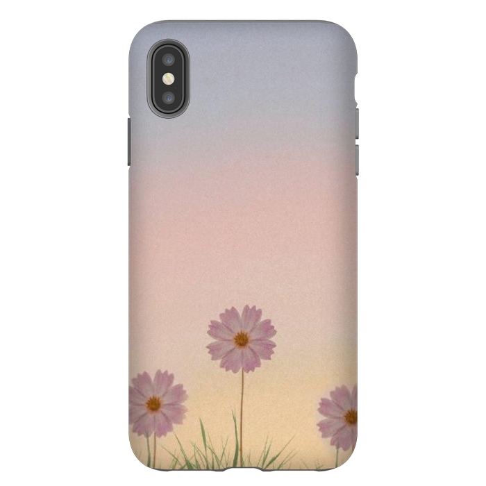 iPhone Xs Max StrongFit Pastel flower by CAS