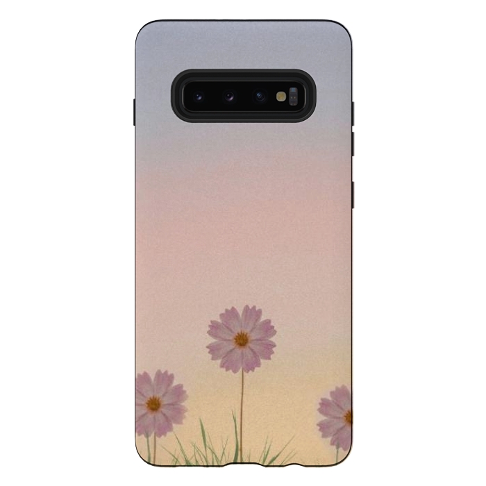 Galaxy S10 plus StrongFit Pastel flower by CAS