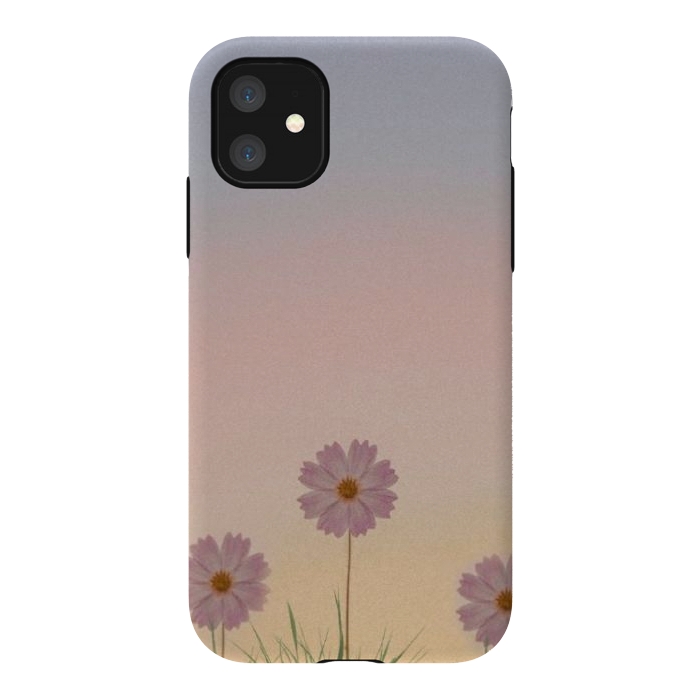 iPhone 11 StrongFit Pastel flower by CAS