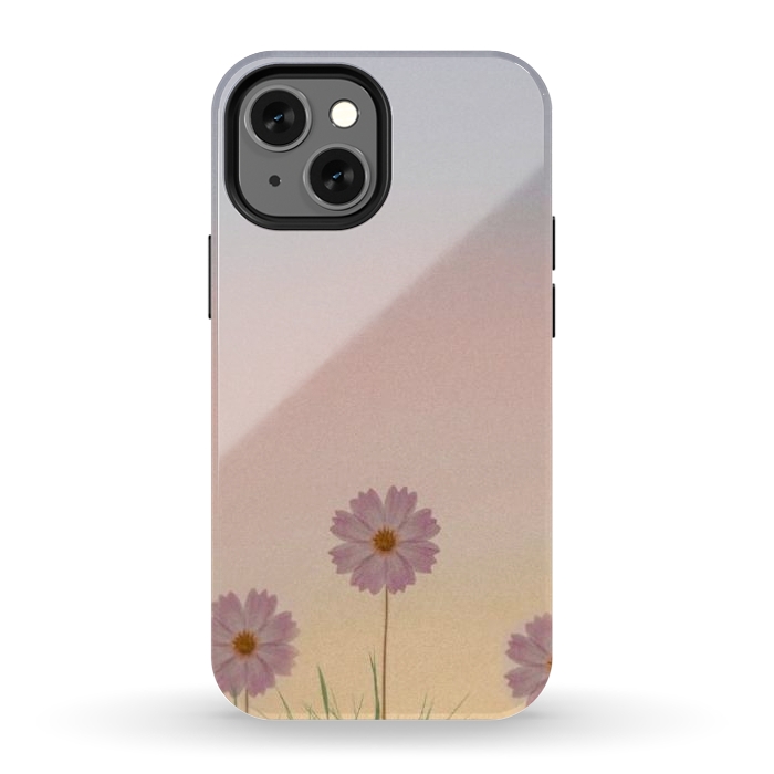 iPhone 12 mini StrongFit Pastel flower by CAS
