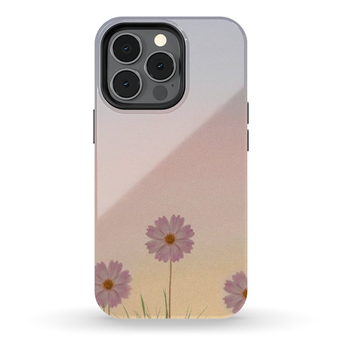 iPhone 13 pro StrongFit Pastel flower by CAS
