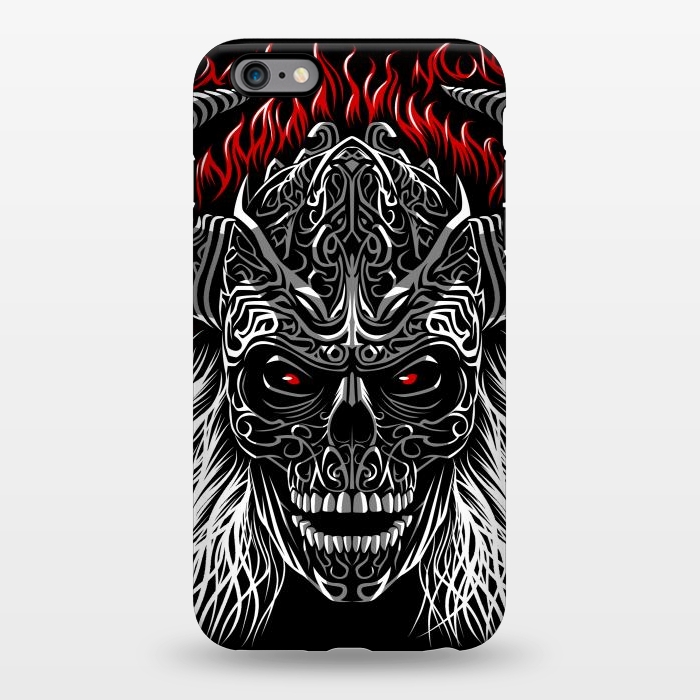 iPhone 6/6s plus StrongFit Viking Tribal Skull by Alberto