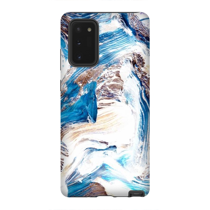 Galaxy Note 20 StrongFit Clarity | Abstract Ocean Earth Sea Graphic | Scandinavian Nature Sky Waves Space by Uma Prabhakar Gokhale