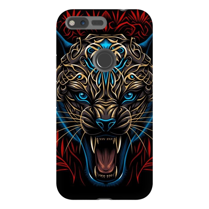 Pixel XL StrongFit Golden panther tribal  by Alberto