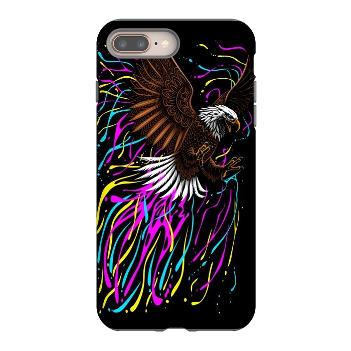 iPhone 7 plus StrongFit Tribal eagle splashing by Alberto