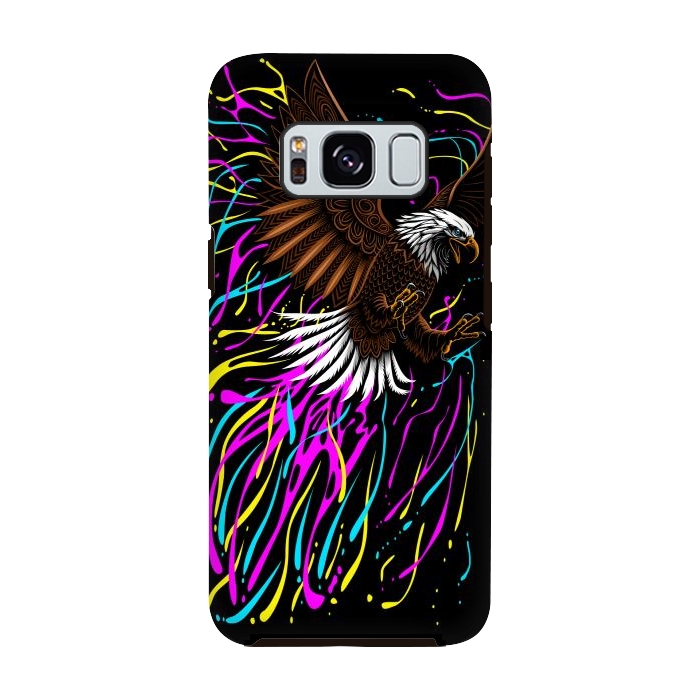Galaxy S8 StrongFit Tribal eagle splashing by Alberto
