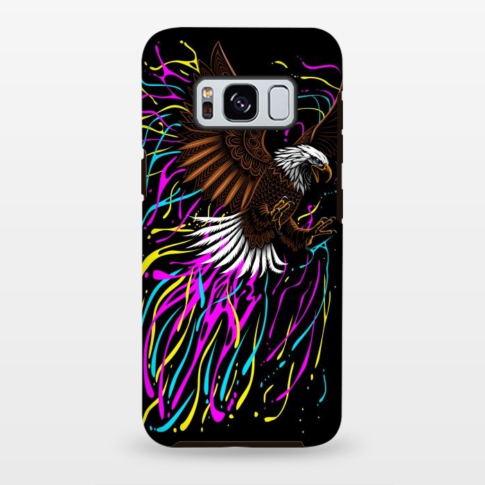 Galaxy S8 plus StrongFit Tribal eagle splashing by Alberto