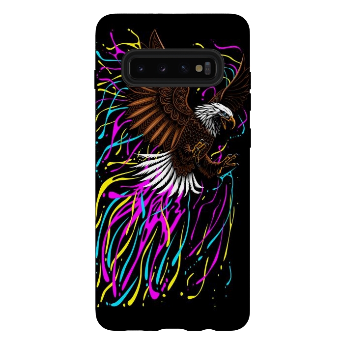 Galaxy S10 plus StrongFit Tribal eagle splashing by Alberto
