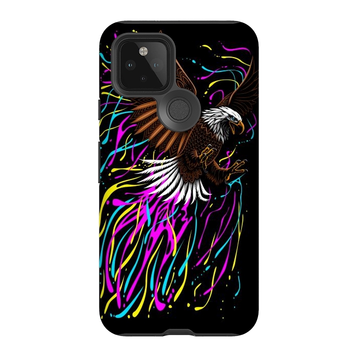 Pixel 5 StrongFit Tribal eagle splashing by Alberto