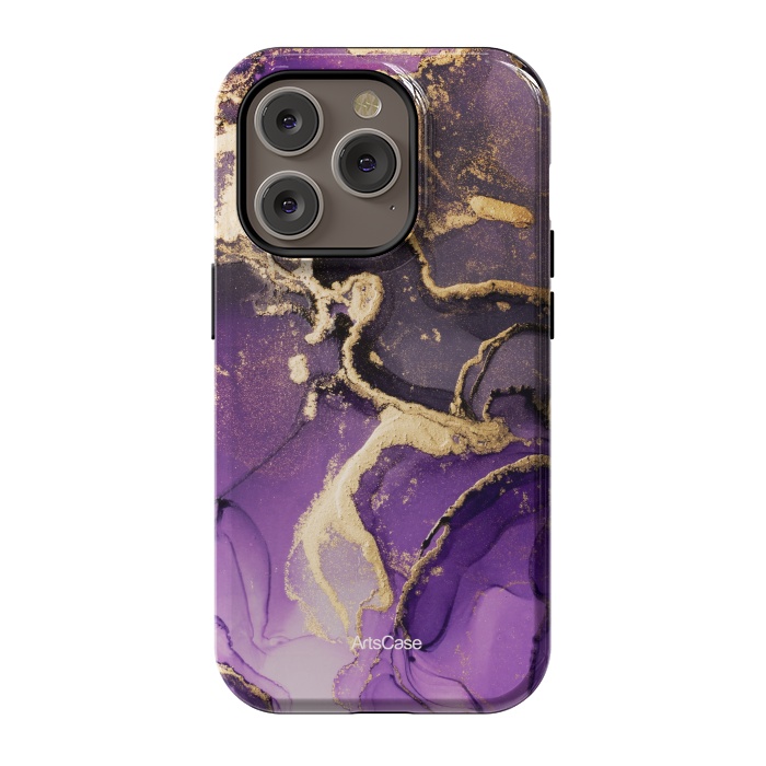 iPhone 14 Pro StrongFit Purple Skies by ArtsCase