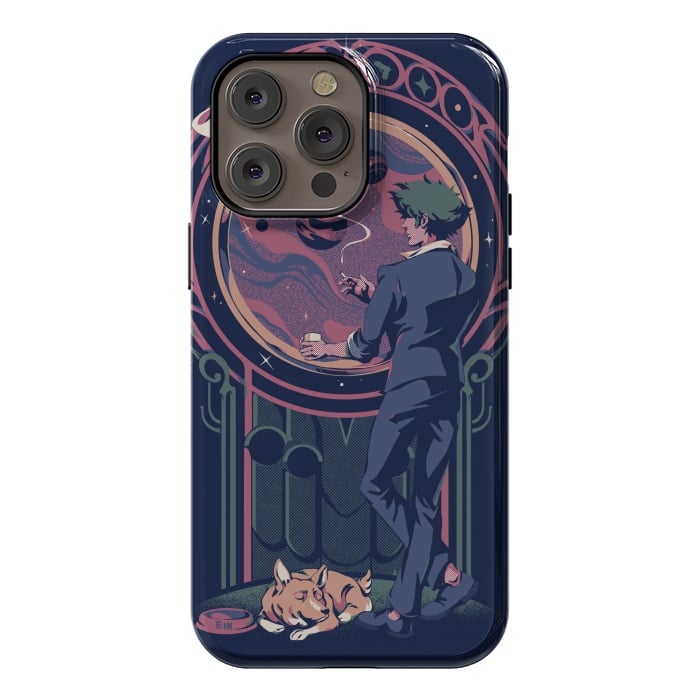 iPhone 14 Pro max StrongFit Space Cowboy Contemplation by Ilustrata