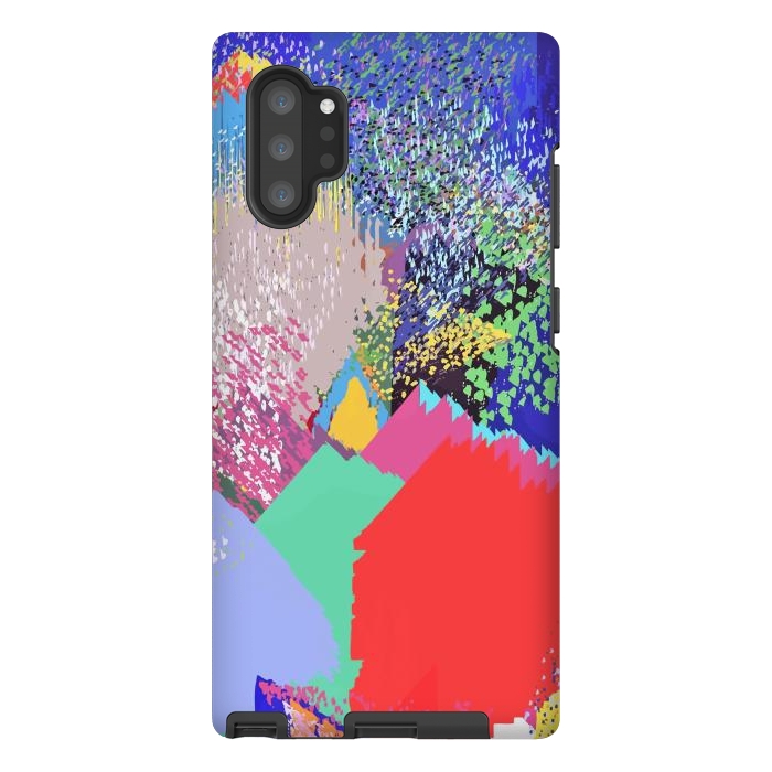 Galaxy Note 10 plus StrongFit Modern Life, Abstract Contemporary Graphic Design, Eclectic Colorful Shapes by Uma Prabhakar Gokhale