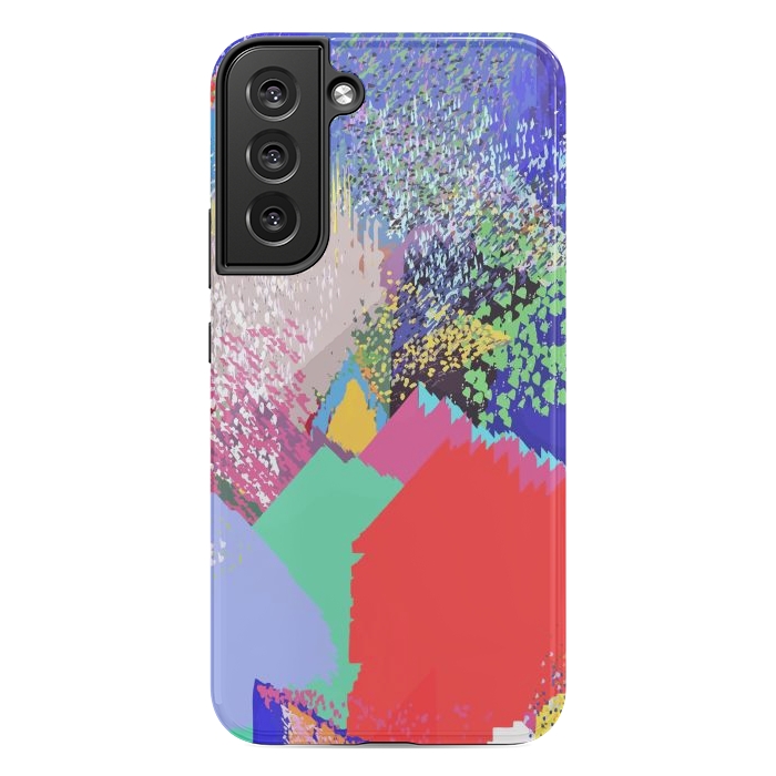Galaxy S22 plus StrongFit Modern Life, Abstract Contemporary Graphic Design, Eclectic Colorful Shapes by Uma Prabhakar Gokhale