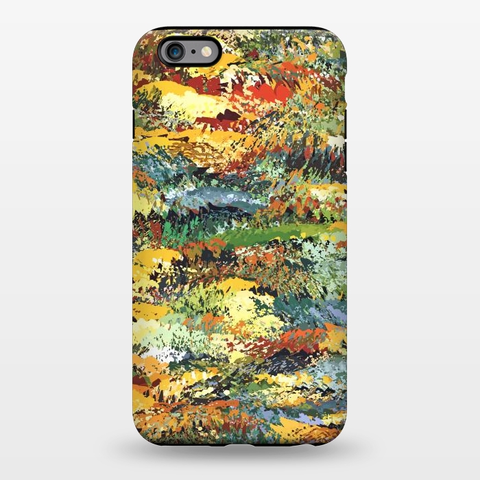 iPhone 6/6s plus StrongFit Autumn Forest, Nature Jungle Painting, Botanical Plants Abstract Illustration, Contemporary Modern Boho by Uma Prabhakar Gokhale