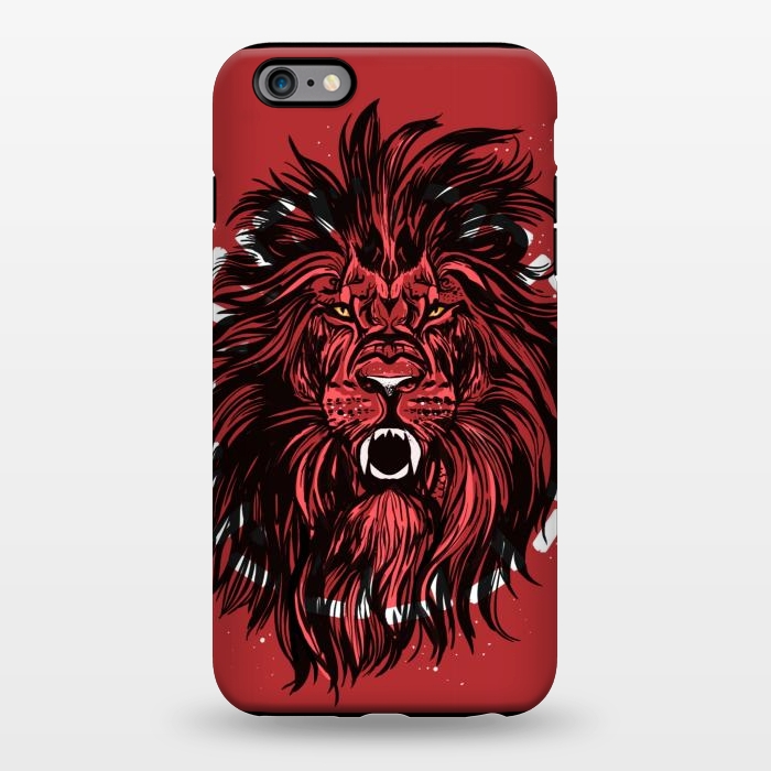 iPhone 6/6s plus StrongFit Lion portrait king mane illustration  by Josie