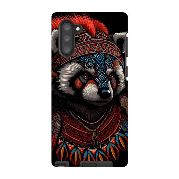 Galaxy Note 10 StrongFit Red panda Indian Chief by Alberto