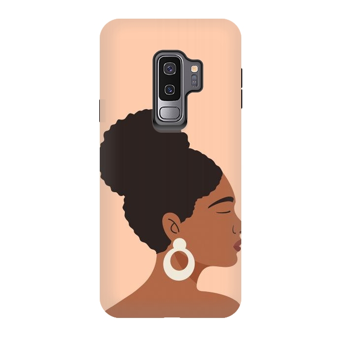 Galaxy S9 plus StrongFit Afro Girl by ArtPrInk