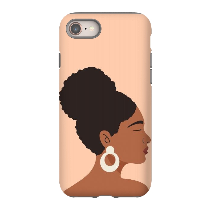 iPhone 8 StrongFit Afro Girl by ArtPrInk
