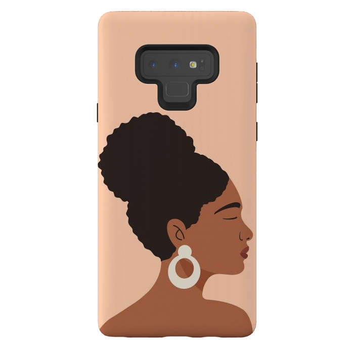 Galaxy Note 9 StrongFit Afro Girl by ArtPrInk
