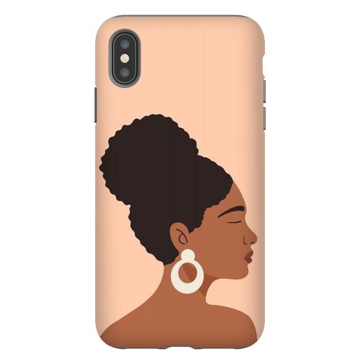 iPhone Xs Max StrongFit Afro Girl by ArtPrInk