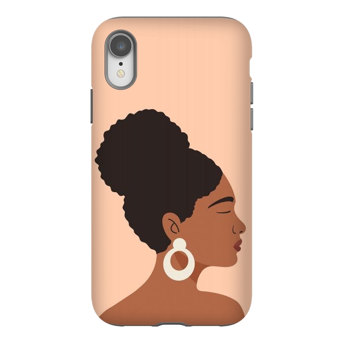 iPhone Xr StrongFit Afro Girl by ArtPrInk