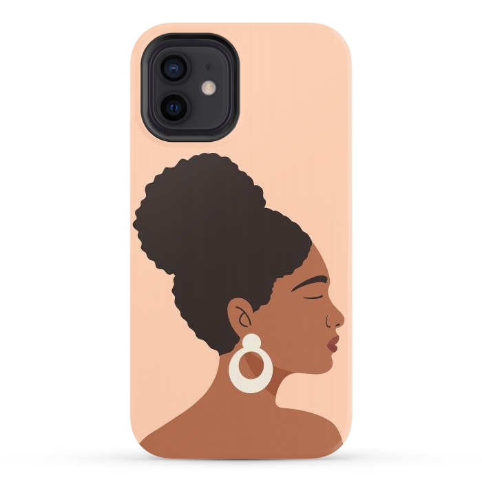 iPhone 12 StrongFit Afro Girl by ArtPrInk