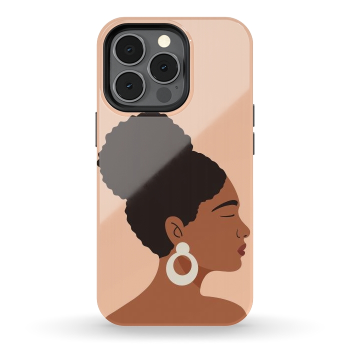 iPhone 13 pro StrongFit Afro Girl by ArtPrInk