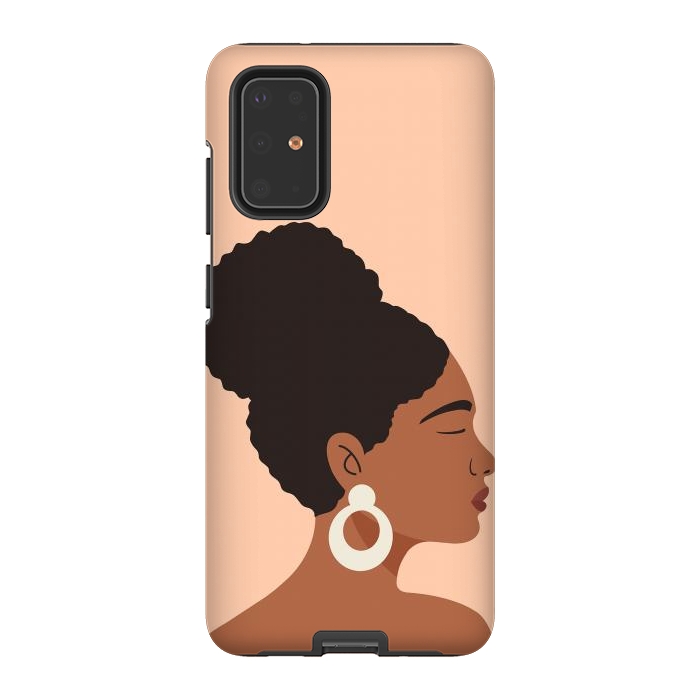 Galaxy S20 Plus StrongFit Afro Girl by ArtPrInk