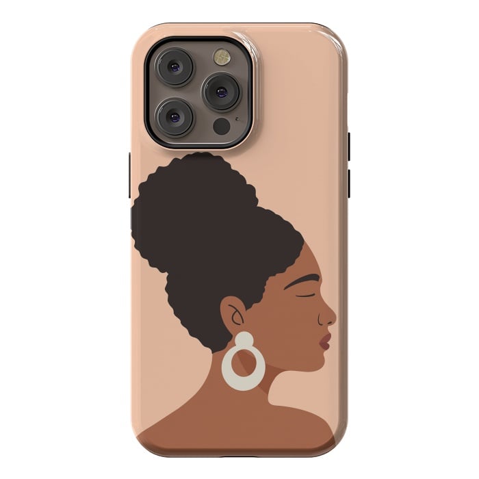 iPhone 14 Pro max StrongFit Afro Girl by ArtPrInk