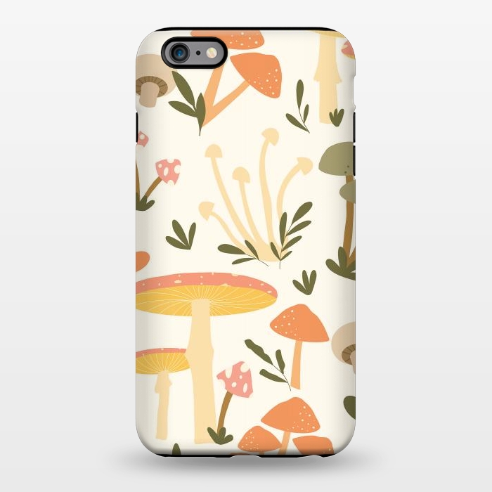 iPhone 6/6s plus StrongFit Mushrooms Pastels by ArtPrInk