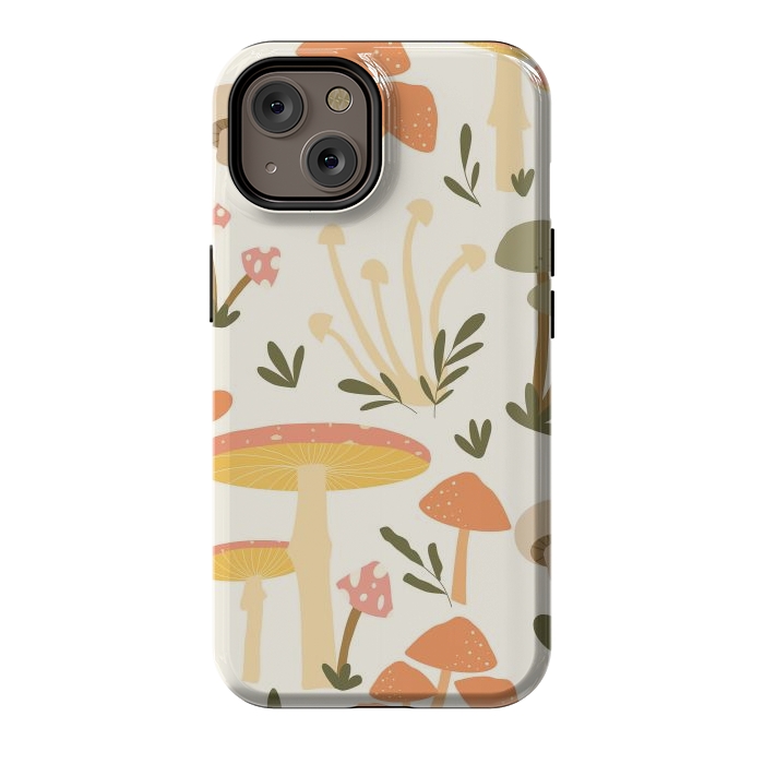 iPhone 14 StrongFit Mushrooms Pastels by ArtPrInk