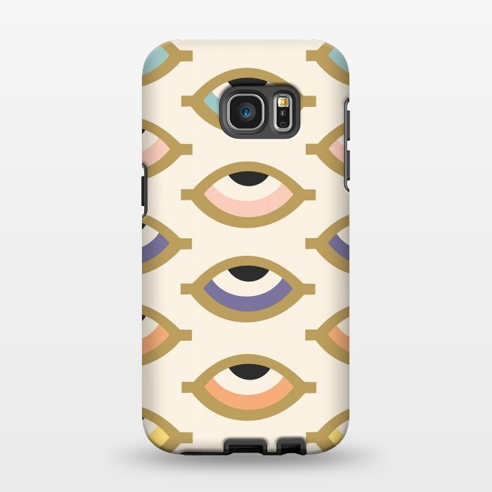 Galaxy S7 EDGE StrongFit Turkish Eye Pattern by ArtPrInk