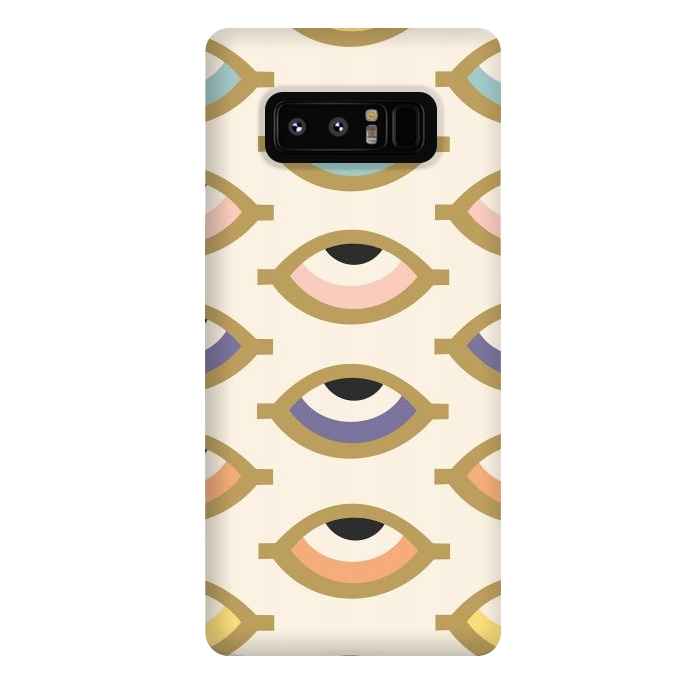 Galaxy Note 8 StrongFit Turkish Eye Pattern by ArtPrInk